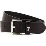 7 For All Mankind Siyah Erkek Deri Kemer