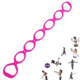 7 Halka Esnek Direnç Egzersiz Bandı: Miracle Miles Band Yoga Germe, Kol, Omuz Ayağı, Bacak Kalça Fitness Ev Spor Salonu Fiziksel Terapi (Pembe)