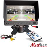 7 Inç Araç Içi LCD Monitör - 4 Kamera Girişli Servis Araçları Için Özel Tasarlanmış Monitör! - Siyah