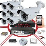 7' li 5 MP 1940P Sensör 6 Megapiksel Sony Lens Metal Kasa IP Güvenlik Kamerası Seti_BS 748IP