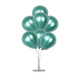 7 li Balon Demeti Krom Yeşil Balon