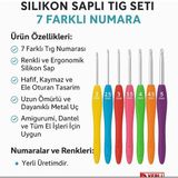 7 Li Silikon Sağlı Tığ Seti (2-2.5-3-3.5-4-4.5-5 Mm)