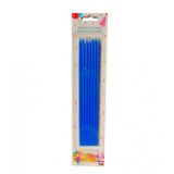 7 li Uzun Mavi Mum 20 cm