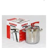 7 Litre Düdüklü Tencere, Paslanmaz Çelik Düdüklü Tencere Inox - 1 lt