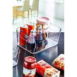 7 Lt Clear Buzdolabı & Dolap Içi Düzenleyici Organizer 30,5x21,5x12,5 Cm