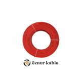 7 Metre Oznur 6 Mm Solar Kablo H1z2z2-K Kirmizi (Fotovoltaık)