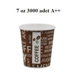 7 Oz Chs Kağıt Karton Bardak 3000 Adet 1 Koli