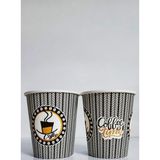 7 oz Karton Bardak 500 Adet Coffee Time Desen Maycup