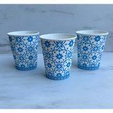 7 Oz Karton Bardak Mavi Çini Desen - 100 ADET