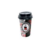 7 oz Siyah Beyaz Kapak Sertifikalı Otomat Karton Bardak 100 Adet