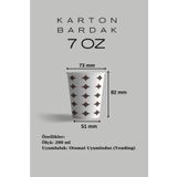 7 oz Store Karton Bardak Adet: 1000