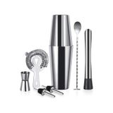 7 Parça Avantajlı Kokteyl Set Boston Shaker 750 ML