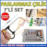 7 PARÇA ÇOK AMAÇLI KIL TESTERE SETİ HOBİ ÜRETİMİ