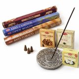 7 Parça Hediyelik Tütsü Seti –Tütsülük + 3’lü Tütsü Çeşidi + 3’lü Koni Tütsü (Fatma Ana Eli)