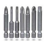 7 PARÇA Klytek Bits Uç Seti Vidalama Uçları Düz Yıldız Torx