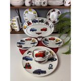 7 Parça Şimşek Mcqueen Model Çocuk Bebek Yemek Takımı Beslenme Seti