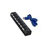 7 Port Usb 3.0 Hub Çoklayıcı Aç/Kapa Tuşlu Yüksek Hızlı Usb Splitter