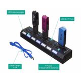 7 Port Usb 3.0 Hub Çoklayıcı Anahtarlı Yüksek Hızlı 1Tb Destekli (552901764)