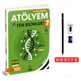 7.sınıf Atölyem Yeni Müfredata Göre Fen Bilimleri Soru Bankası Tadında Kalem Seti Hediyeli