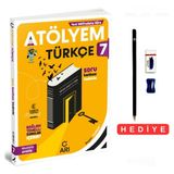 7.sınıf Atölyem Yeni Müfredata Göre Türkçe Soru Bankası Tadında Kalem Seti Hediyeli