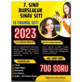 7. Sınıf Bursluluk Sınav Seti (5 Fasikül Kitap) - Enine Boyuna Eğitim
