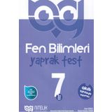 7. Sınıf Fen Bilimleri Yaprak Test Nitelik Yayınları