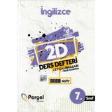 7. Sınıf İngilizce 2D Ders Defteri Ev Çalışmaları-Pergel Yayınları
