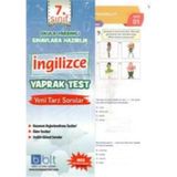 7. Sınıf İngilizce Yaprak Test - Blok Test Komisyon