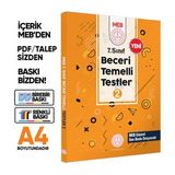 7.Sınıf MEB Beceri Temelli Testler 2. Kitap Örnek Soru Bankası BASKI ÜCRETİ