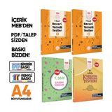 7.Sınıf MEB Örnek Soru Bankası Ve Kazanım Kavrama Testleri 4lü SET (Renkli Baskı) BASKI ÜCRETİ