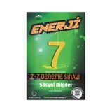 7.Sınıf Sosyal Bilgiler 7+7 Enerji Denemeleri Palme Yayınları