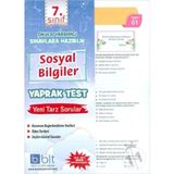 7. Sınıf Sosyal Bilgiler Yaprak Test Komisyon Bulut Eğitim ve Kültür Yayınları