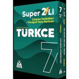 7. Sınıf Türkçe Süper 2'li Çalışma Fasikülleri + Paragraf Soru Bankası
