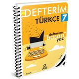 7. Sınıf Türkçe Türkçemino Defteri, Öğrenci Çalışma ve Pratik Kitap - Seçenek 1