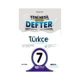 7. Sınıf Türkçe Yeni Nesil Nitelikli Defter Nitelik Yayınları