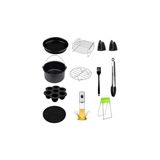 7 ve 7 Litre Uyumlu 9 Inc (23 Cm) 12'li Airfryer Fritöz Seti