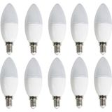 7 W Buji LED Ampül E14 -Ince E14 Duy-Avize AMPÜLÜ-6500K Beyaz (6 Adet)