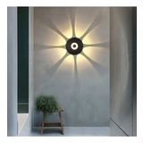 7 Watt Gün Işığı Ledli Yaprak Işık Desenli Dekoratif İç ve Dış Mekan Aplik, Modern Tasarım Armatür