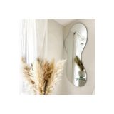 70 cm Asimetrik Duvar Dekorasyon Aynası - Konsol Üstü Salon Dekorasyon Aynası-760