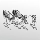 70 cm Atlar Folyo Sticker