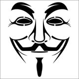 70 cm Maske Folyo Sticker
