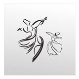 70 cm Mevlana Folyo Sticker