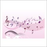 70 cm Müzik Notası Folyo Sticker