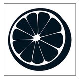 70 cm Portakal Folyo Sticker