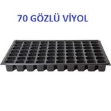 70 Li Plastik Viyol Çimlendirme Viyolü + Süpriz Hediye Tohum