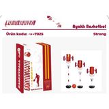 7025 Sarı Kırmızı Basketbol Potası - Ahşap