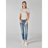 703 Carla Slim Fit Normal Bel Düz Paça Mavi Kadın Jean Pantolon Cl1064400