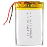 703450 3.7V 1300MAH Lityum Polimer (Li-Po) Batarya Ciklet Pil