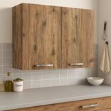 70LİK Atlas Çam Üst Modül, Mutfak Dolabı, Çok Amaçlı Dolap, Kiler Dolabı