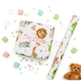 70x100 cm Çocuklara Özel Premium Hediye Paketleme Kağıdı 2'li Set | Eğlenceli Tema, Kalın, Kolay Sarılır, Özel Kutuda Rulo Gönderim | M1